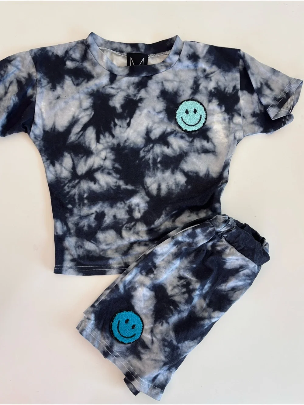 Kids Tie-Dye Smiley Lounge Set